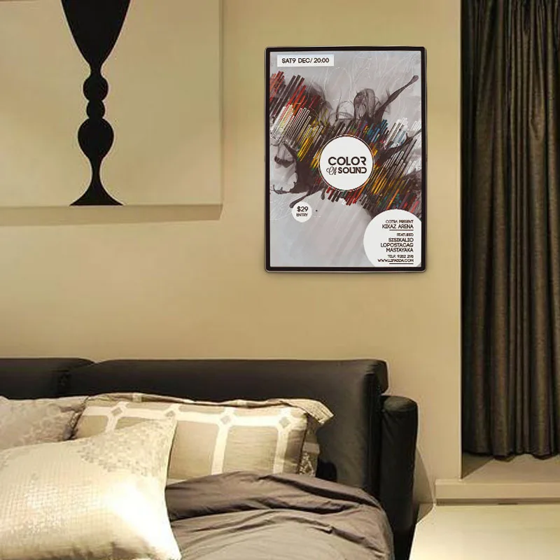 Aluminum Plastic Poster Frame Edging A0 Poster Frame