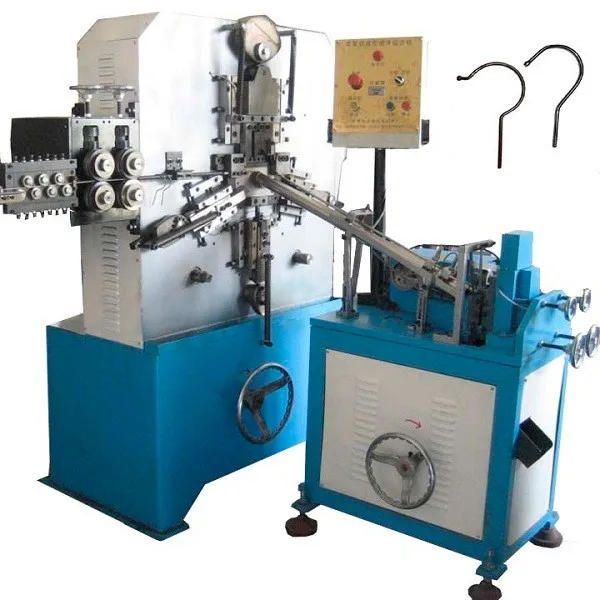 Automatic Wire Cloth Hanger Hook Making Machine With Threading And Head