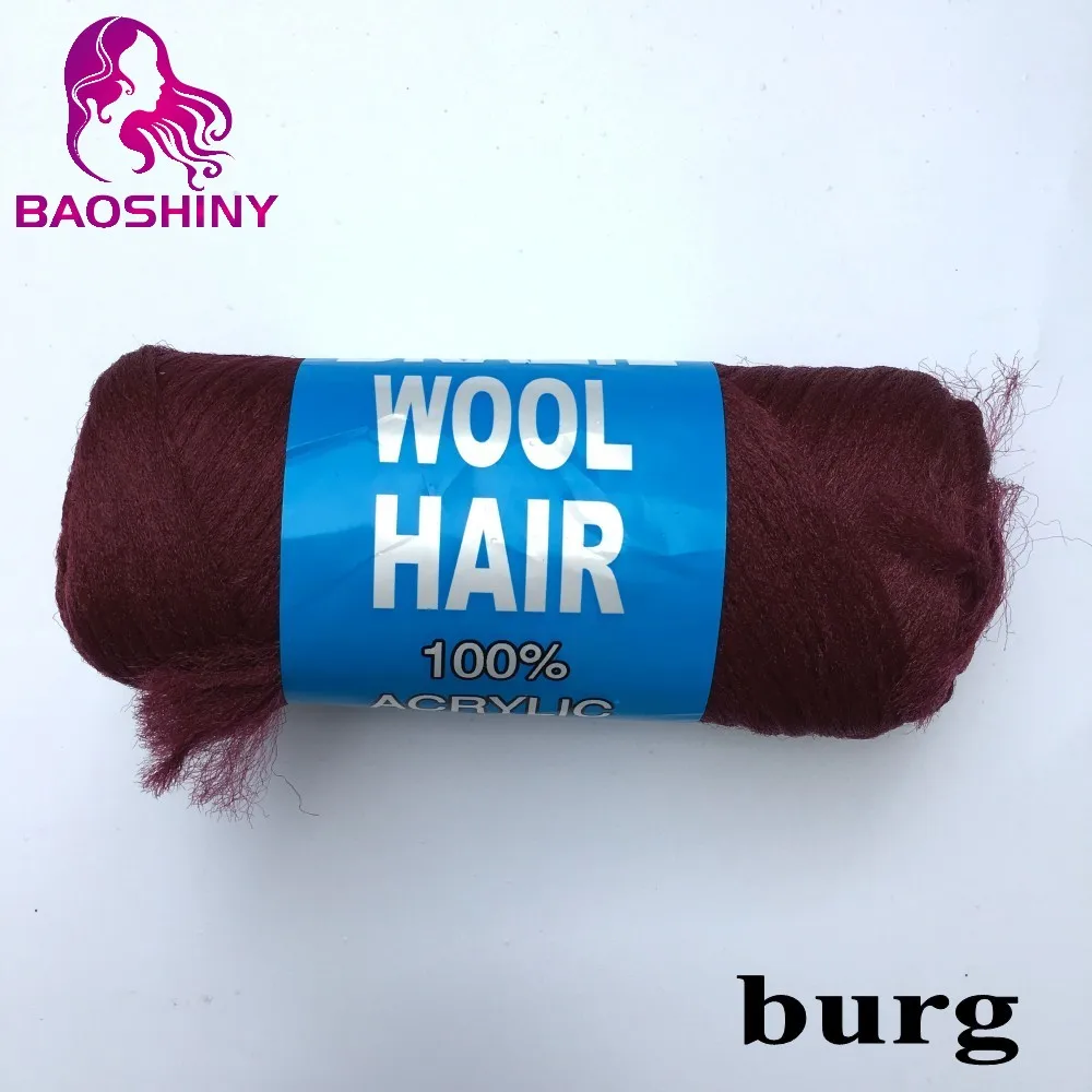 Wholesale Brazilian Wool Hair Acrylic Hand And Machine Knitting Blended