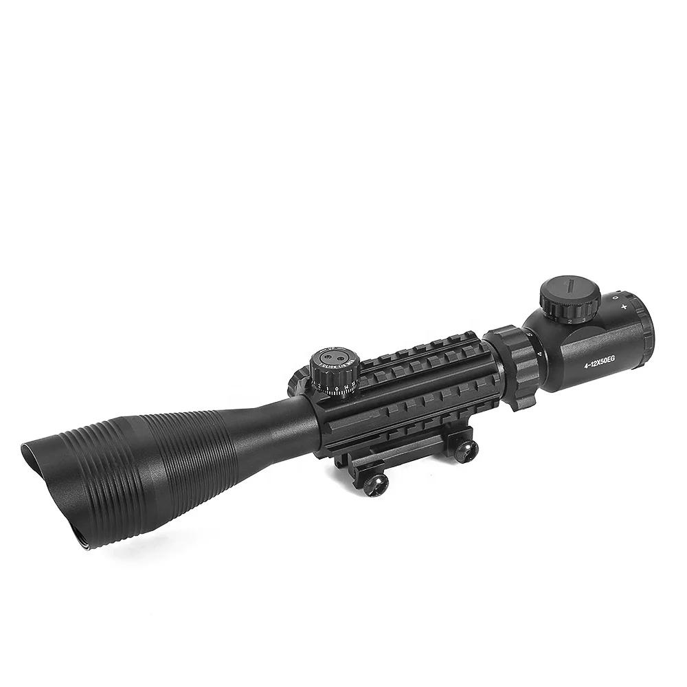 

HY Hunting 4-12X50EG Tactical Rifle Scope Air Gun long range riflescopes, Black