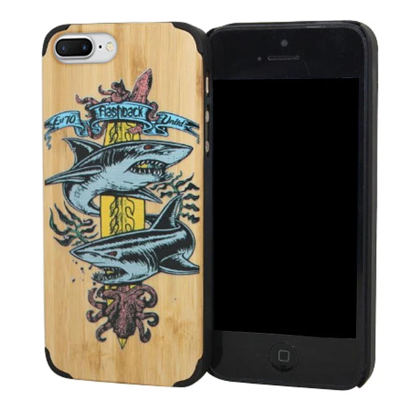 

Custom oem wooden case for iphone 6&7,print art set wood case