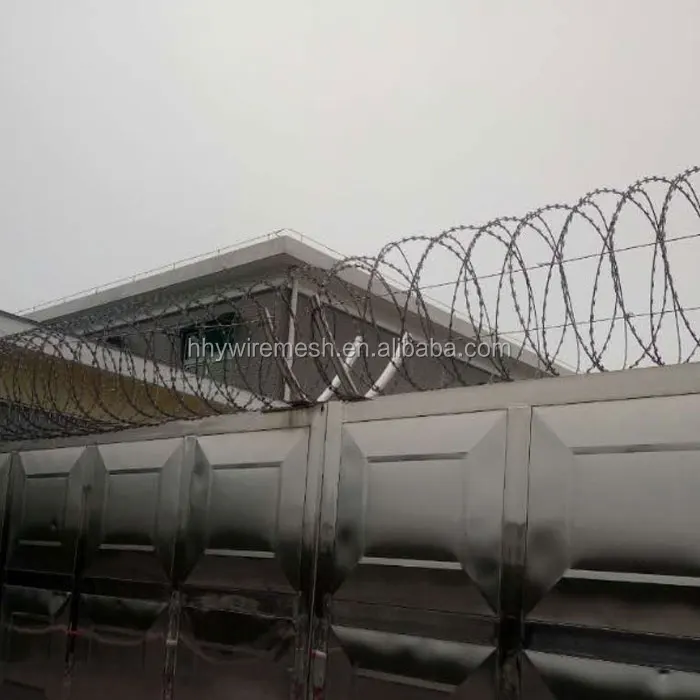 High Security Concertina Razor Wire Galvanized Razor Barbed Wire