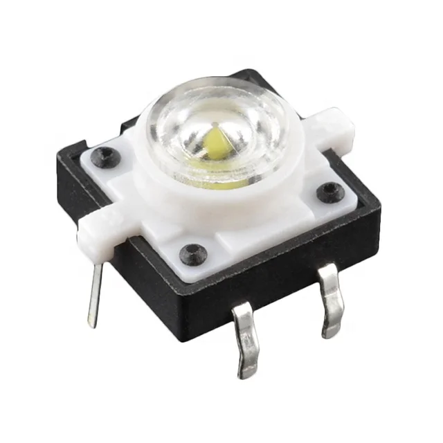 12mm rgb momentary illuminated bi color led switch