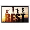 Can be compared beamer manual projection home theater projector screen