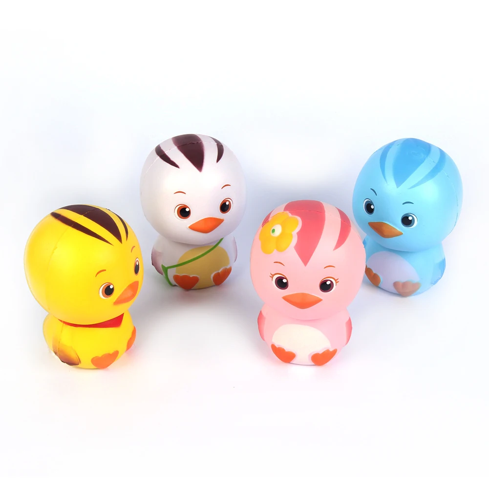 hot selling chick squishy toys cute cartoon animal toys for pressure reliable