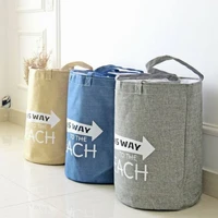 

Eco-friendly quality custom laundry bag cotton beach bag Laundry Basket