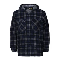 

High quality custom hoodies plaids polyester winter warm polar fleece jacket