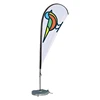 High Quality Beach Flag Used Flag Poles Sale and flagpole and floor stand flags for advertising