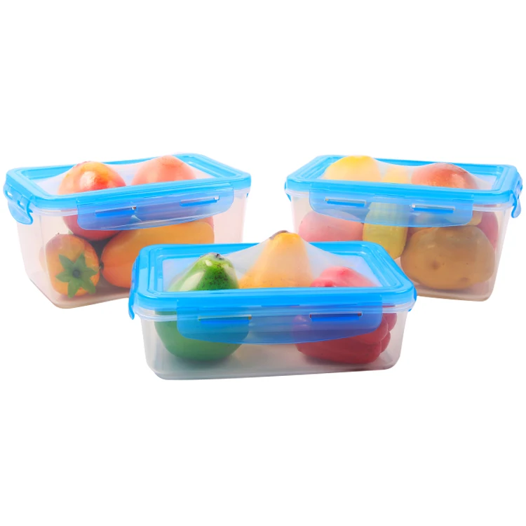 New Style Plastic Keeping Fresh Fruit Food Storage Box With Silicone ...