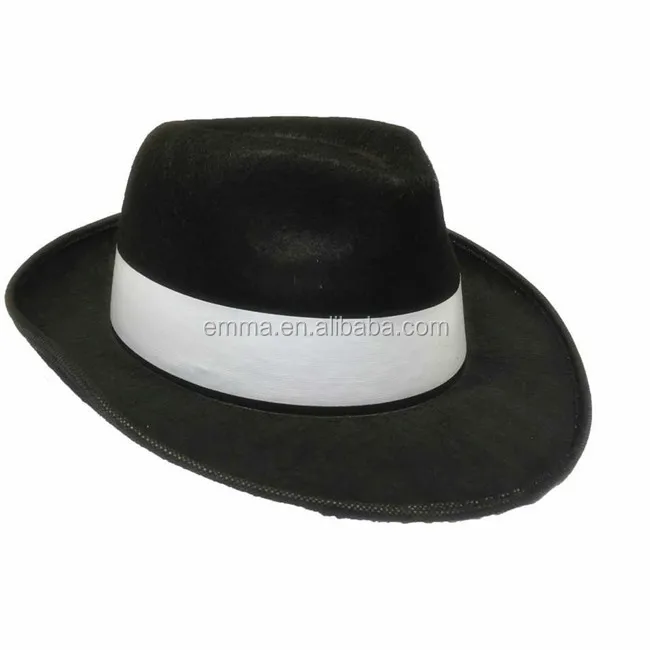 UNISEX ADULT GANGSTER HAT 20/'S FANCY DRESS TRILBY AL CAPONE FANCY COSTUME HATS