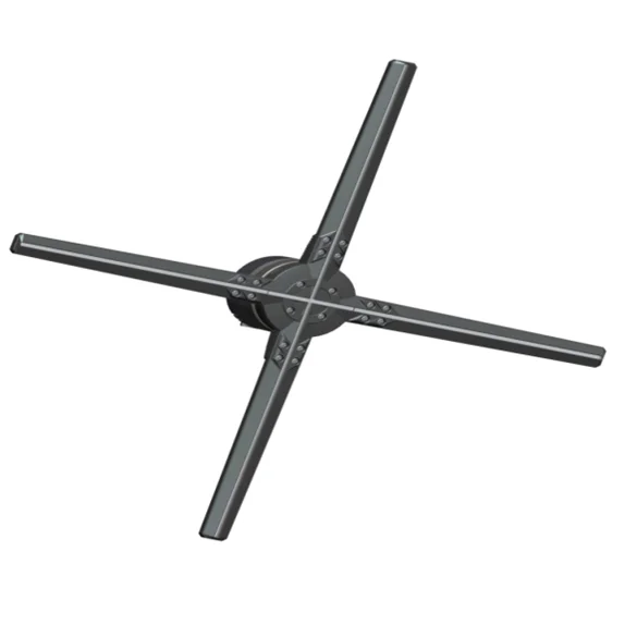 

65cm Wireless hologram fan 4 blades with android mobile phone app and i-Phone app