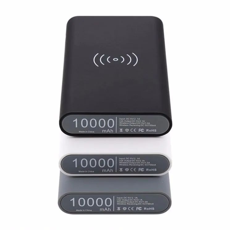 China oem 10000mah 3 in 1 Qi standard portable smart phone wireless charger power bank for iphone 8 8p X Xr Xs max - ANKUX.COM
