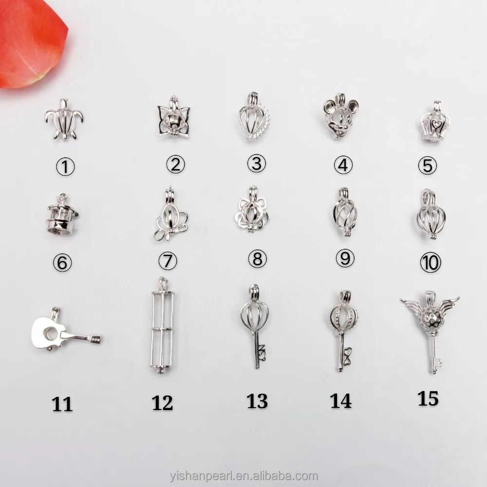 

Wholesale New Arrival 925 Sterling Silver Cage for Pearls Accessories Popular Gifts For Friends