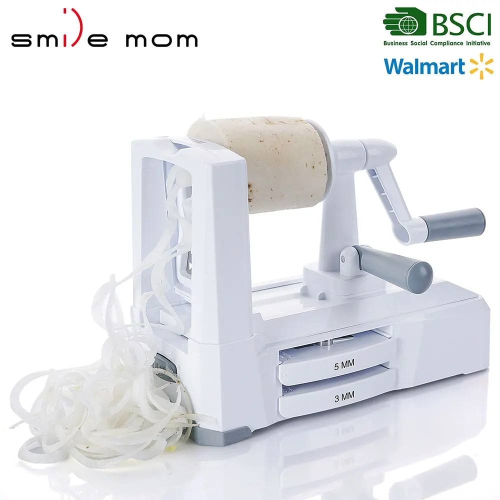 

Smile mom Plastic Manual Vegetable Spiral Potato Slicer Spiralizer