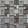 Glass Mosaic Tile Plated Crystal Tile Bathroom Wall Stickers Kitchen backsplash Resin Flower Patterns