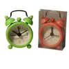 Cute Bell shaped Alarm clock desk clock logo custom metal table clock