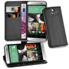 Luxury PU Leather Magnetic Wallet Stand Flip Card Slot case cover for HTC One E8