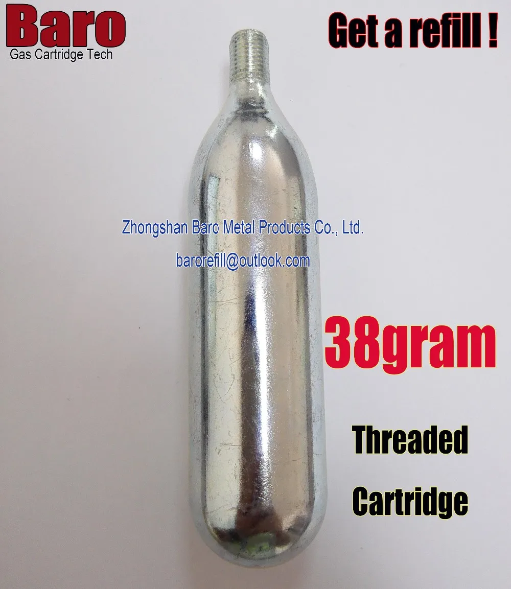 38g Co2 Threaded Motorcycle Atv Tire Inflator Cartridge Buy 38g Co2 Cartridge,Bike Inflator