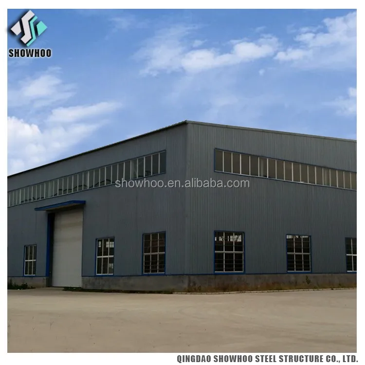 Metal Frame Industrial Shed Building Car Workshop Design Plans