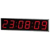 Red 7 Segment Led Display POE Clock 3/4/5/6/8/12 Inch 6 Digits 4 Inch LED Display Clock