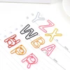 factory price Promotional Gifts custom shape black letter paper clips For Office School Stationery