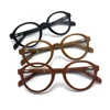 New Model Design Italy Bamboo Ophthalmic Custom Eyewear Frame Eyeglasses Manufacturing in China