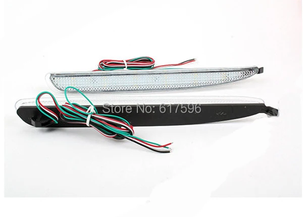 Прозрачные линзы из светодиодов бампера отражатель хвост фонаря сигнала торможения для Atenza Mazda6 Mazdaspeed6