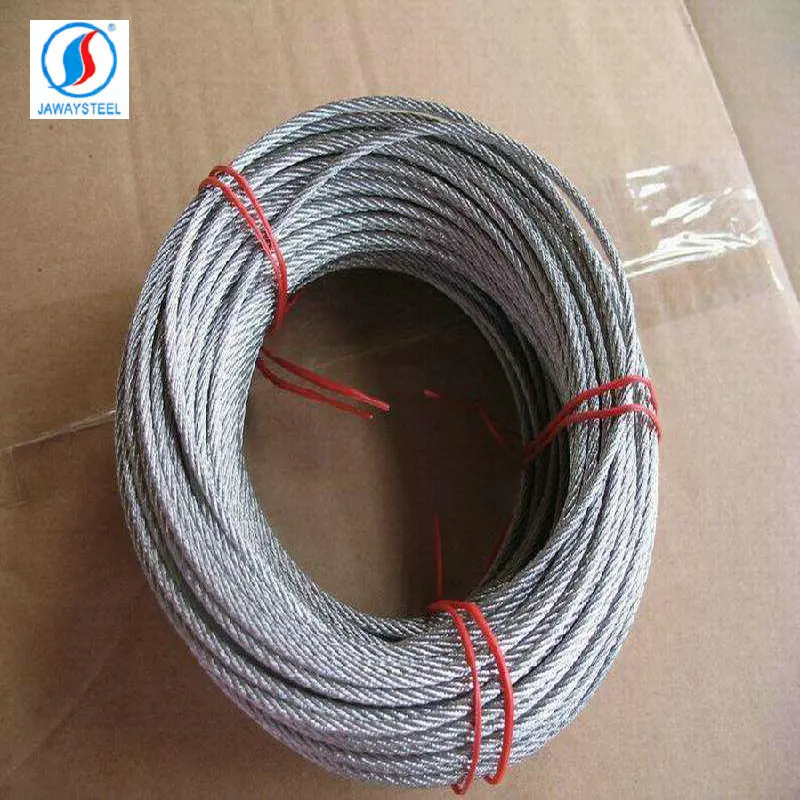 Heavy Duty Wire Rope Thimbles Galvanized 1 X 19 Wire Rope Drawn