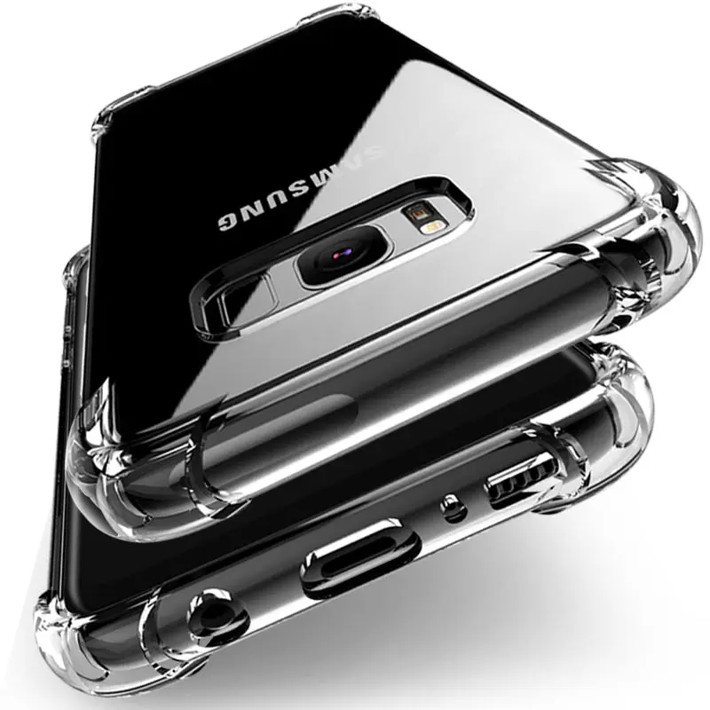 

2019 New Arrival S10 Plus Shockproof Clear Soft Silicone Bumper Armor Case for Samsung Galaxy S10, Transparent