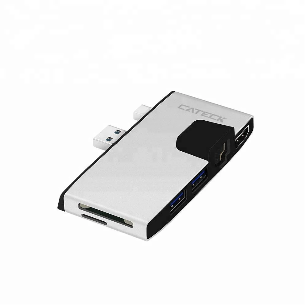 

Hot Sale High Speed USB 3.0 Type C Hub for Surface pro, Sliver