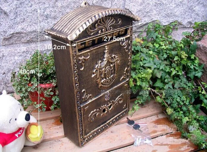 Aliexpress.com : Buy Cast Iron Mailbox Postbox Embossed