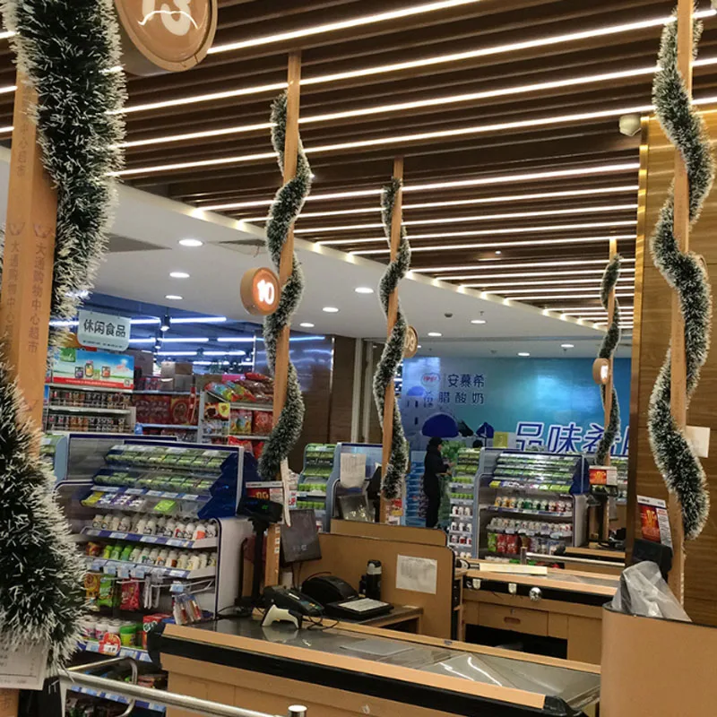 new style blackish green Christmas garland christmas decorations hang christmas tree garland