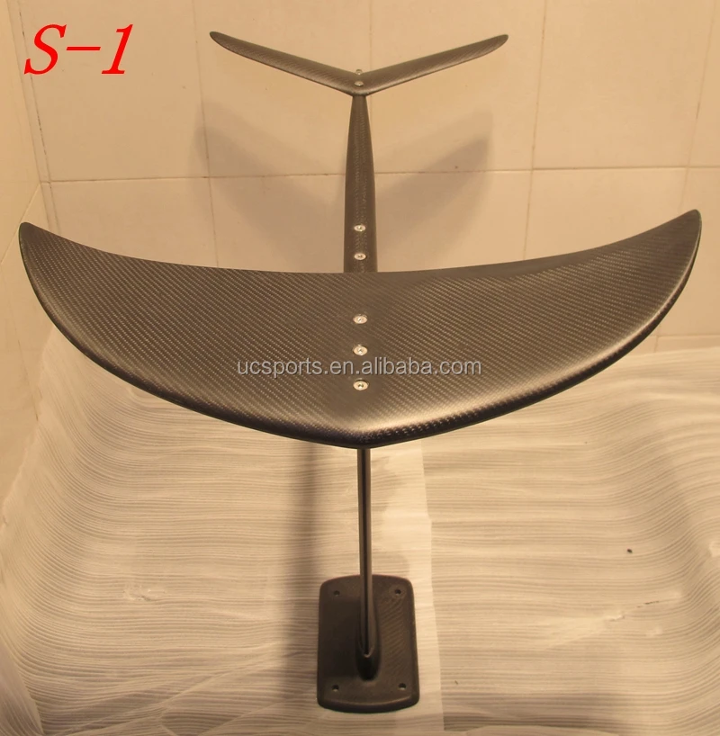 Pure Carbon Hydrofoil Hollow Core Mast Half Hollow Surf Foil Mast For A