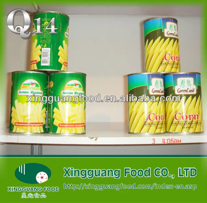 
1500g Prompt delivery low price canned young baby corn 