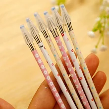 20pcs/lot Colored Gel Pen Girls Painting Pen Cartoon Fresh Candy Colors Stationery Pens Writing Supplies 0323