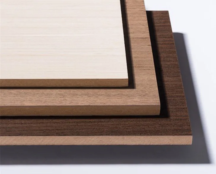 China Cheap Texture Melamine Particle Board / Embossed Melamine Faced