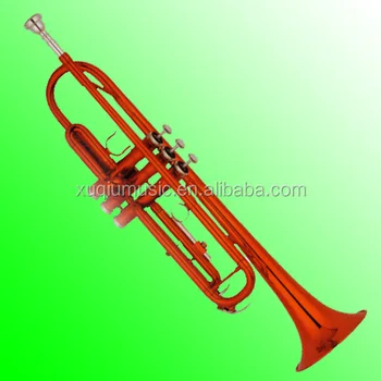 red toy trumpet