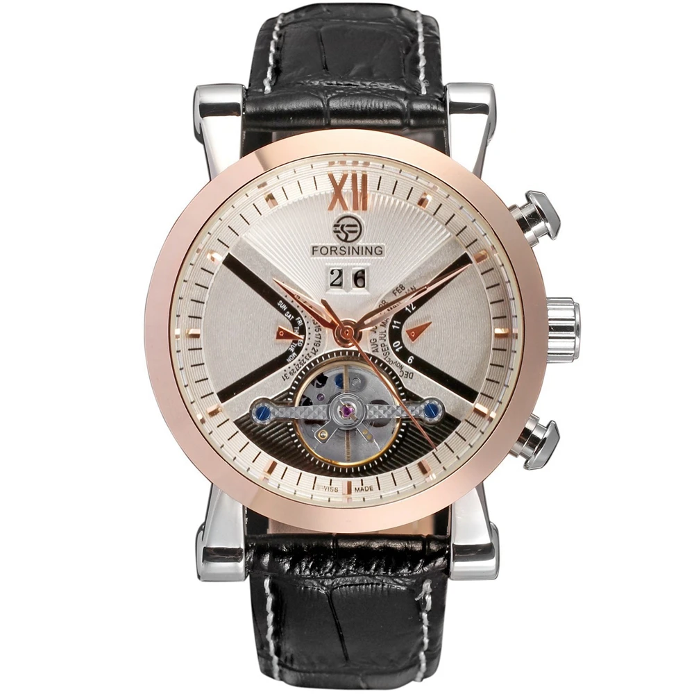 

Wholesale forsining brand men's luxury automatic mechanical wrist watch, 5 colors