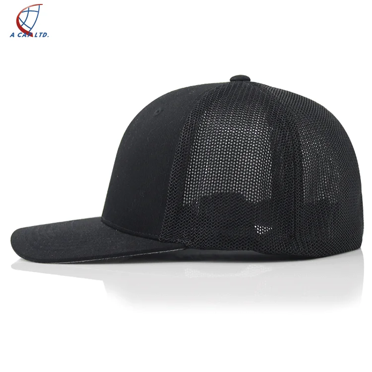 Custom New Style Cheap High Quality Black Snapback Trucker Hat - Buy