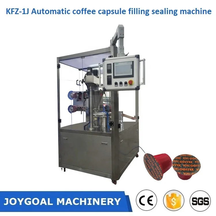 Rotary automatic coffee packing machine with empty capsules