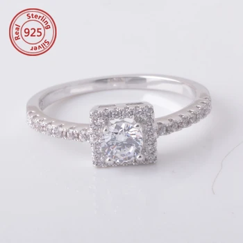 5925 silver ring diamond