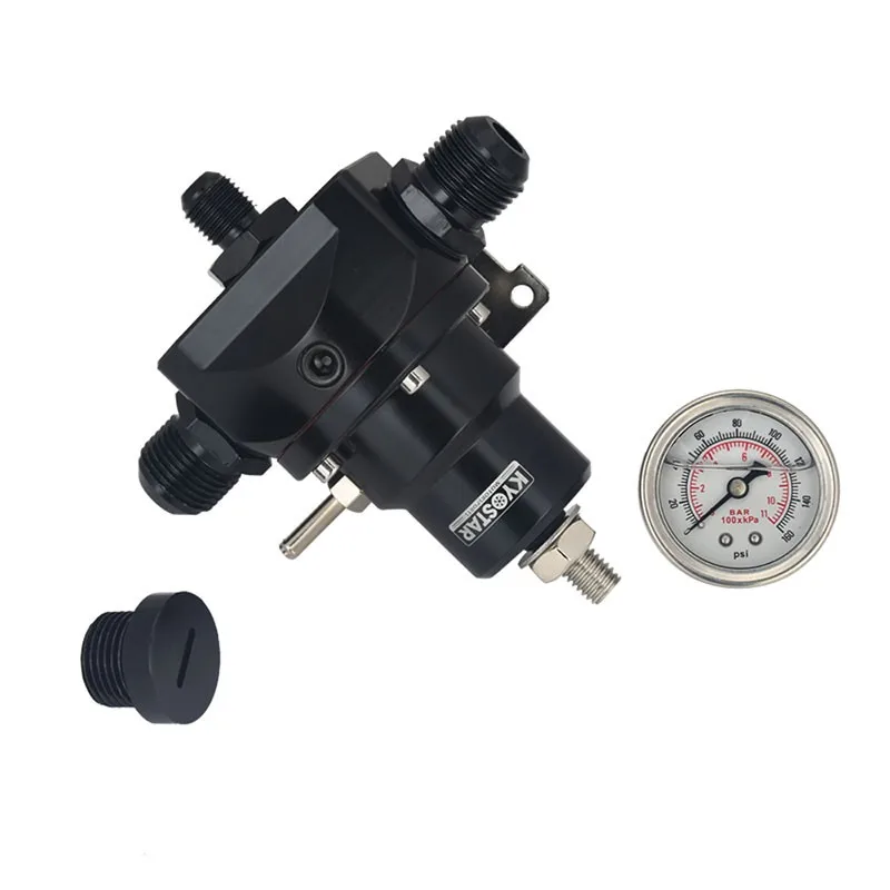 High Pressure Fuel Pressure Regulator With Gauge - Buy Fuel Pressure ...