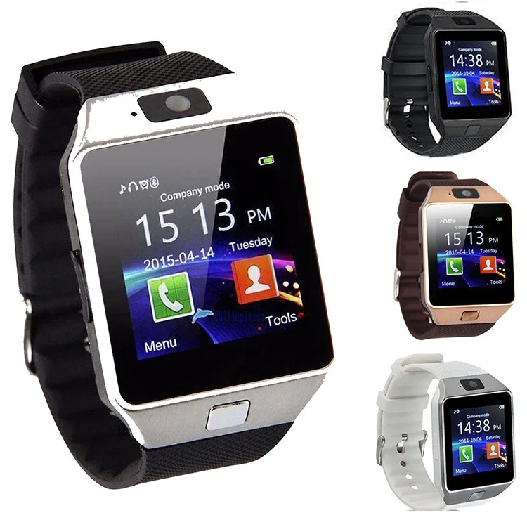 

High quality DZ09 With CameraWristwatch Support Sim TF Card Smartwatch For Android Phone, Black/white/blue