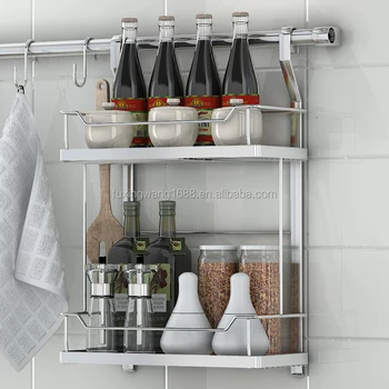 Wall Mounted Wire Metal Kitchen E Rack Hanging Metal Kitchen E Rack Hanging Wire