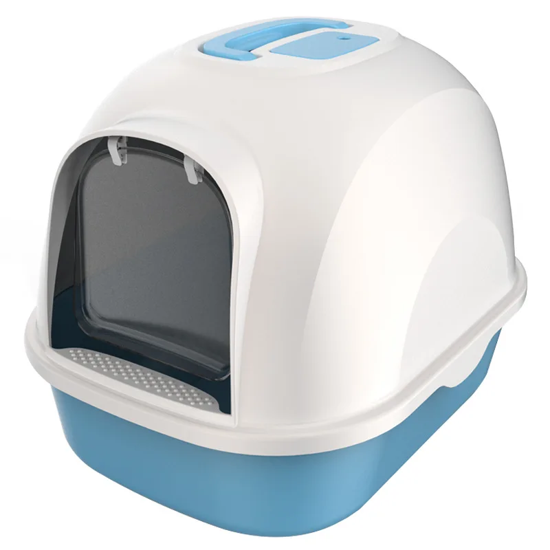 
waterproof hooded cat litter pan cat litter box cat toilet 