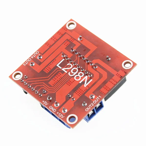 how to connect l298n motor driver to sensor shield v5