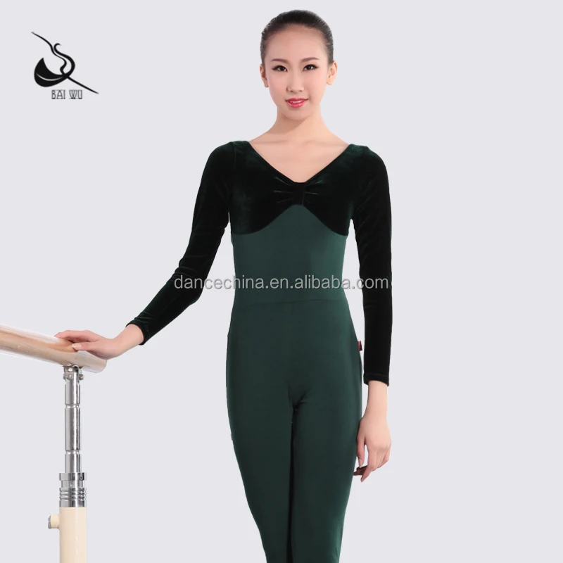 long sleeve spandex jumpsuit
