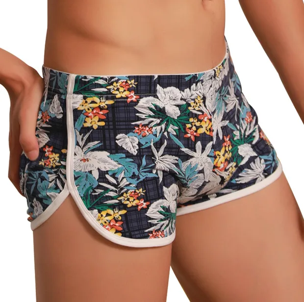 

Low Waist Underwear Home Leisure Pants Boxer Briefs For Men, As picture