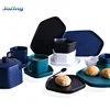 Frosted Matte Ceramic Tea Sets And Dessert Plates