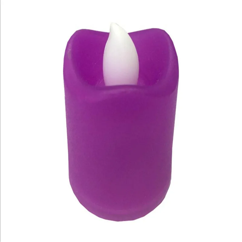 Unionpromo colorful plastic mini led candle wholesale